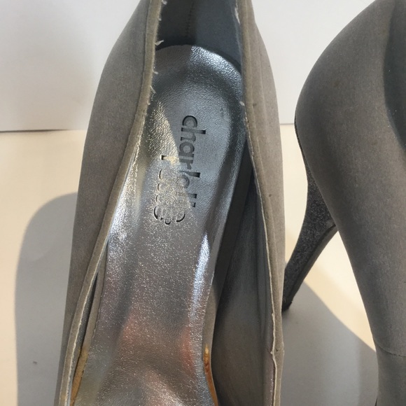 Charlotte Russe Grey-and Pink flowers , - Picture 9 of 12